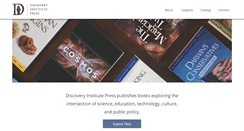 Desktop Screenshot of discoveryinstitutepress.com